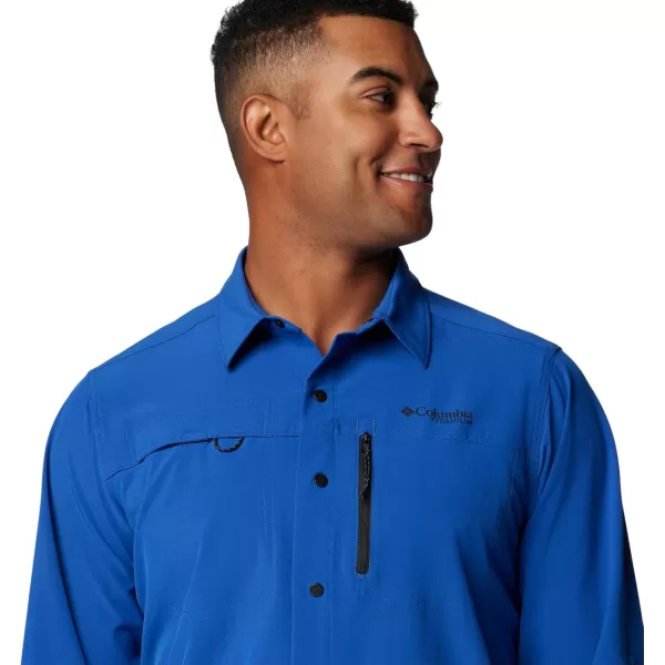 imageColumbia Mens Summit Valley Woven Long Sleeve ShirtMountain Blue