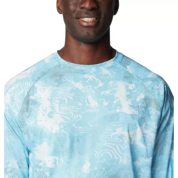 imageColumbia Mens Terminal Deflector Printed Long SleeveOcean Blue Deepwaters Camo