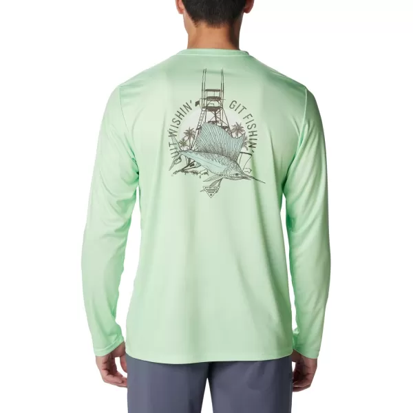 imageColumbia Mens Terminal Tackle PFG Bait Jumper Long SleeveKey WestWhite Sail Tower