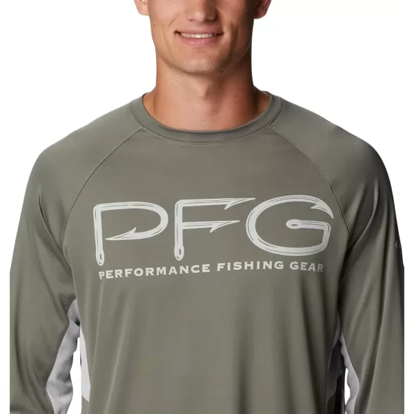 imageColumbia Mens Terminal Tackle Vent Long SleeveCypress  Cool Grey