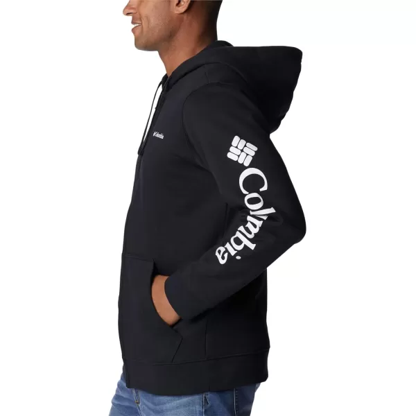 imageColumbia Mens Trek Full Zip Hoodie2024 BlackCsc Sleeve Logo