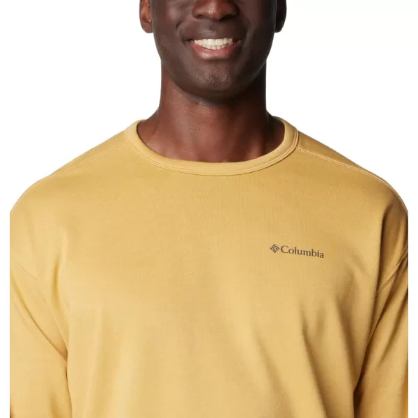 imageColumbia Mens Twisted Creek Knit Long Sleeve CrewLight Camel Heather