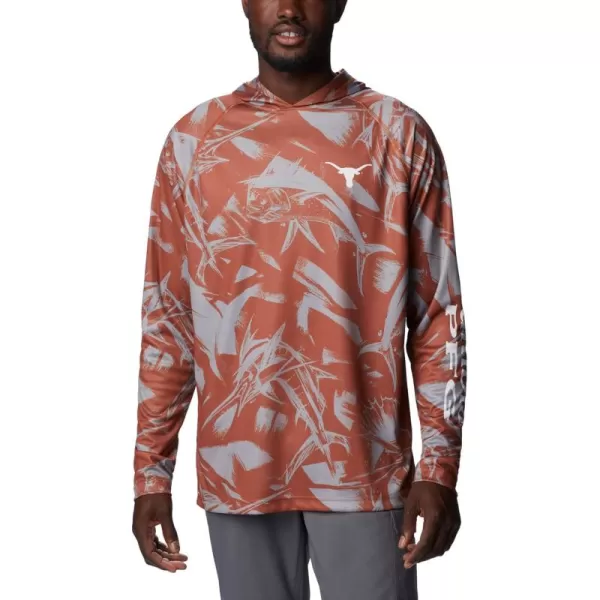 imageColumbia Mens Collegiate Super Terminal Tackle HoodieTex  Cedar Game Fish Print