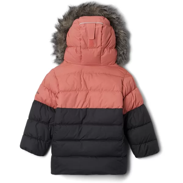 imageColumbia Girls Arctic Blast JacketDark CoralSharkWhite