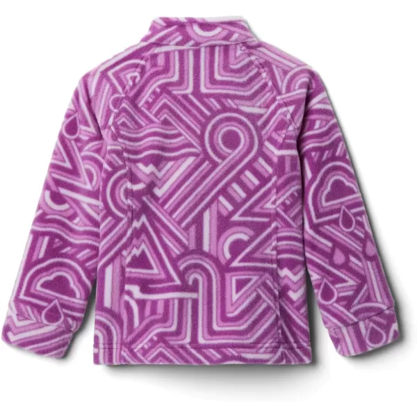 imageColumbia Kids Benton Springs Ii Printed Fleece JacketBerry Jam Geo Elements