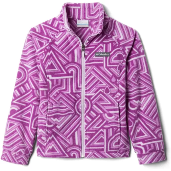 imageColumbia Kids Benton Springs Ii Printed Fleece JacketBerry Jam Geo Elements