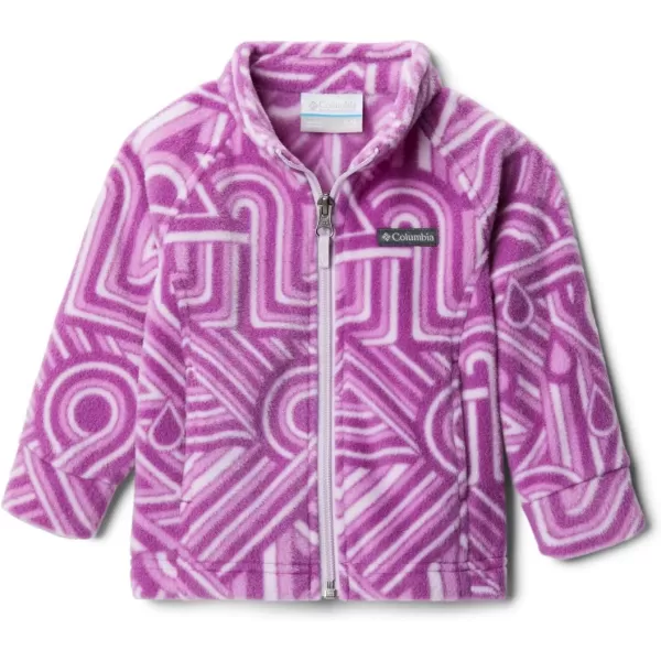 imageColumbia Kids Benton Springs Ii Printed Fleece JacketBerry Jam Geo Elements