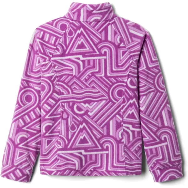 imageColumbia Kids Benton Springs Ii Printed Fleece JacketBerry Jam Geo Elements