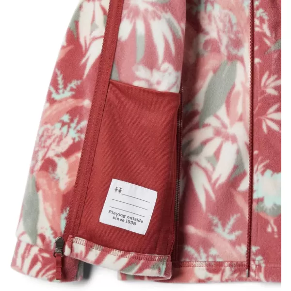 imageColumbia Kids Benton Springs Ii Printed Fleece JacketDusty Crimson Magnolia Floral