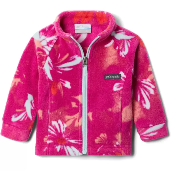 imageColumbia Kids Benton Springs Ii Printed Fleece JacketWild Fuchsia Daisy Party Multi