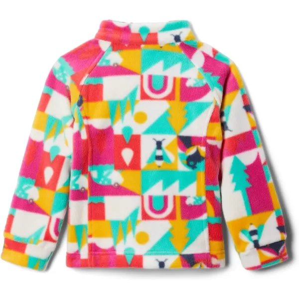 imageColumbia Kids Benton Springs Ii Printed Fleece JacketWild Fuchsia Summer Escape