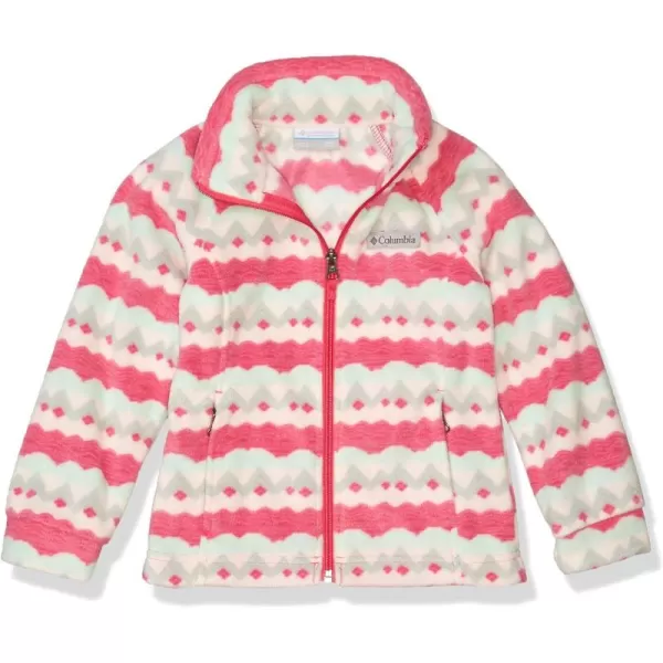 imageColumbia Kids Benton Springs Ii Printed Fleece JacketCactus Pink Striped Peaks