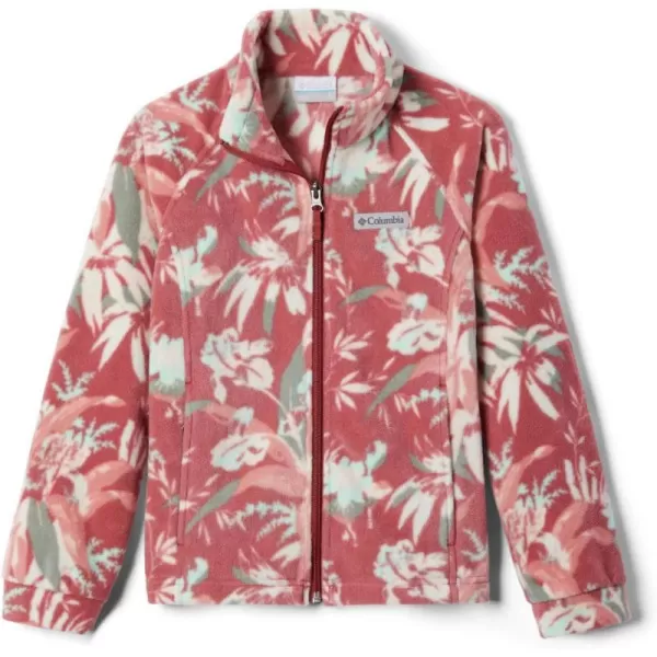 imageColumbia Kids Benton Springs Ii Printed Fleece JacketDusty Crimson Magnolia Floral