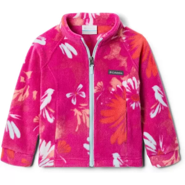 imageColumbia Kids Benton Springs Ii Printed Fleece JacketWild Fuchsia Daisy Party Multi