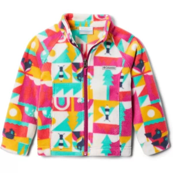 imageColumbia Kids Benton Springs Ii Printed Fleece JacketWild Fuchsia Summer Escape