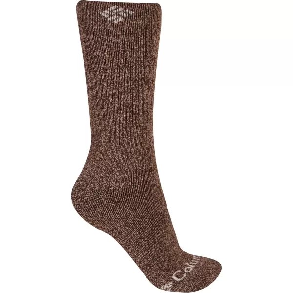 imageColumbia Mens 2 Pack Casual Wool Crew socksCharcoal Marl