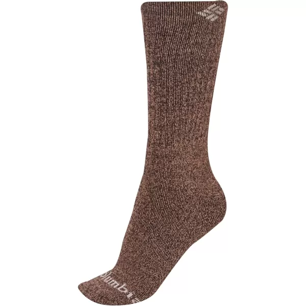 imageColumbia Mens 2 Pack Casual Wool Crew socksCharcoal Marl