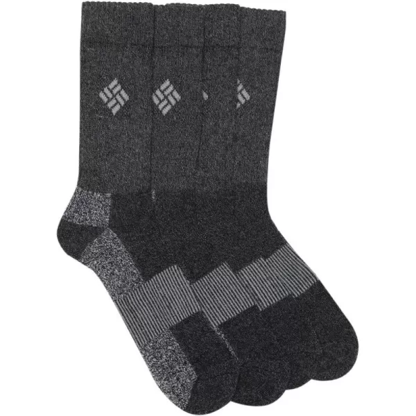 imageColumbia Mens 4 Pack Moisture Control Crew SocksBlack