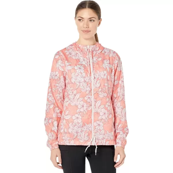 imageColumbia Womens Flash Forward Printed WindbreakerCoral Reef Lakeshore Floral Print