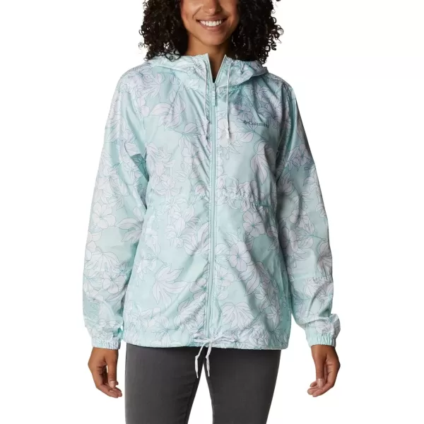 imageColumbia Womens Flash Forward Printed WindbreakerIcy Morn Lakeshore Floral Print