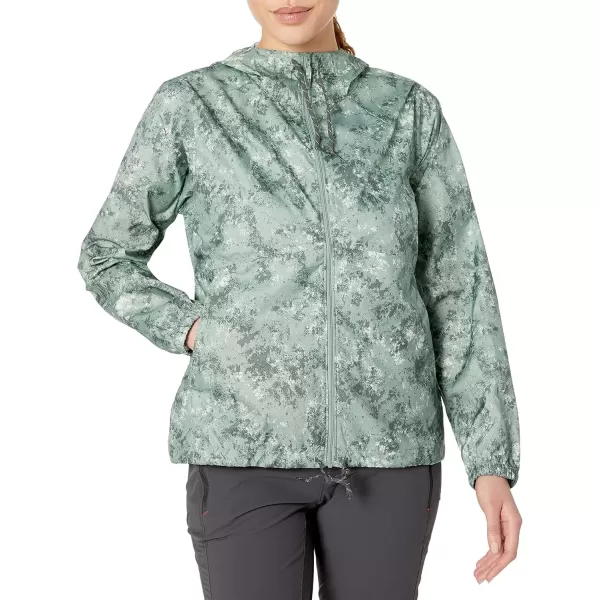 imageColumbia Womens Flash Forward Printed WindbreakerLight Lichen Rubbed Texture