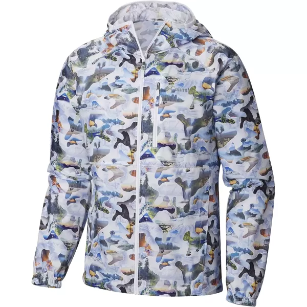 imageColumbia Mens Flash Forward Windbreaker PrintMulti Print