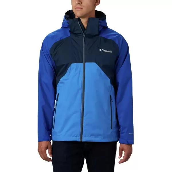 imageColumbia Mens Rain Scape JacketCollegiate NavyAzulAzure Blue