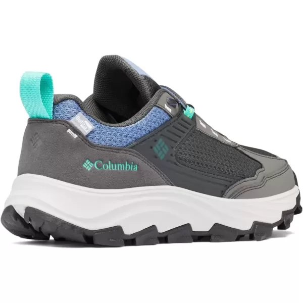 imageColumbia Womens Hatana Max Outdry Wide Hiking ShoeDark Grey  Electric Turquoise