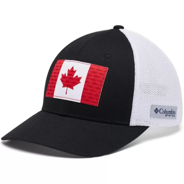 imageColumbia PFG Fish Flag Mesh Ball CapHighBlack  Canada Flag