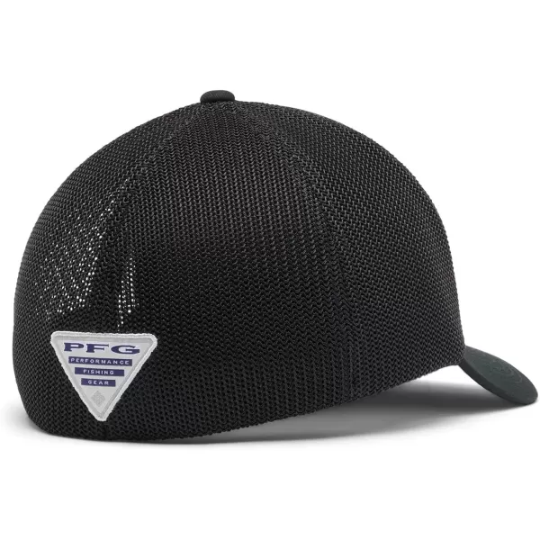 imageColumbia PFG Fish Flag Mesh Ball CapHighBlackBlackTexas Fish