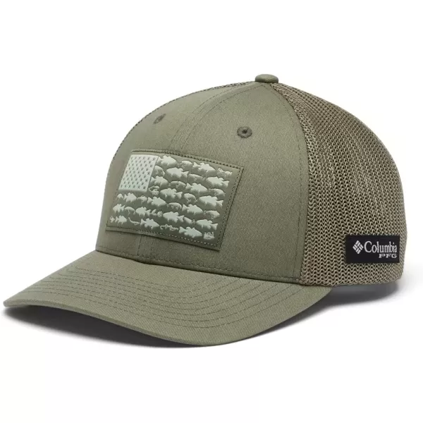 imageColumbia PFG Fish Flag Mesh Ball CapHighCypressBass Flag