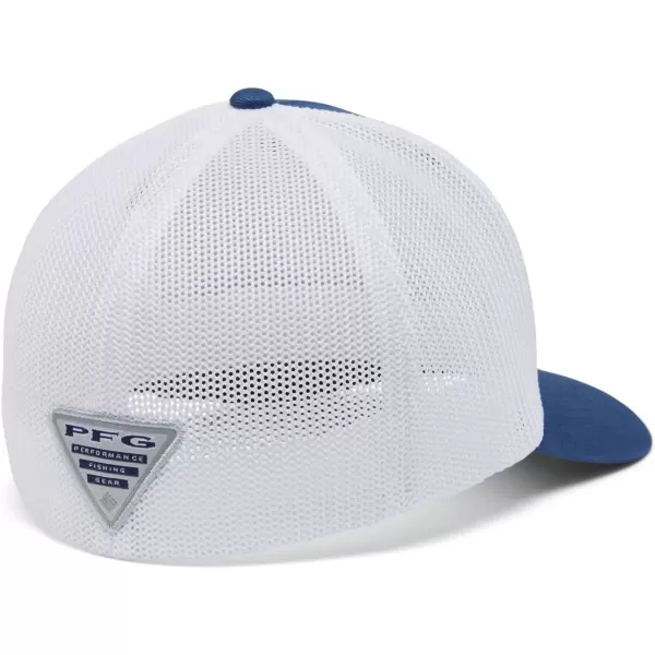 imageColumbia PFG Fish Flag Mesh Ball CapHighNight TideWhite