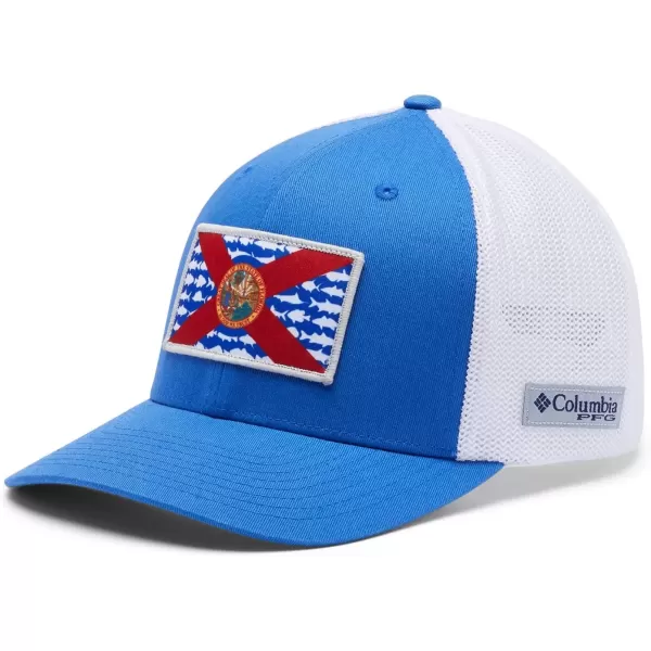 imageColumbia PFG Fish Flag Mesh Ball CapHighVivid BlueWhiteFl Fish Flag