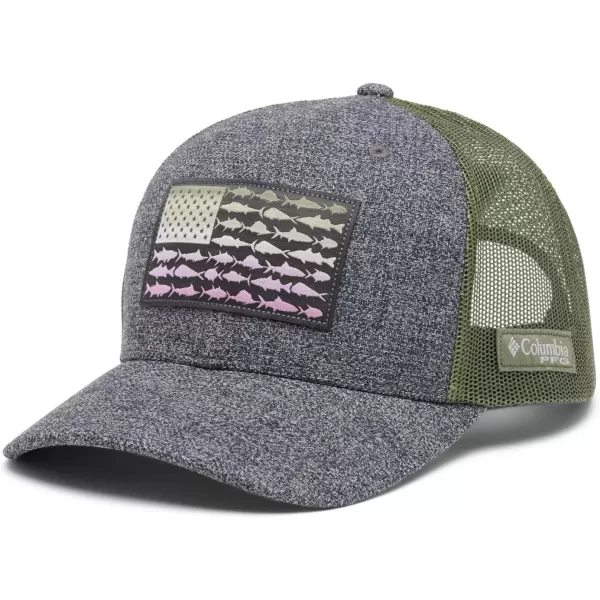 imageColumbia PFG Fish Flag Mesh Snap BackGrill HeatherCypressFish Flag