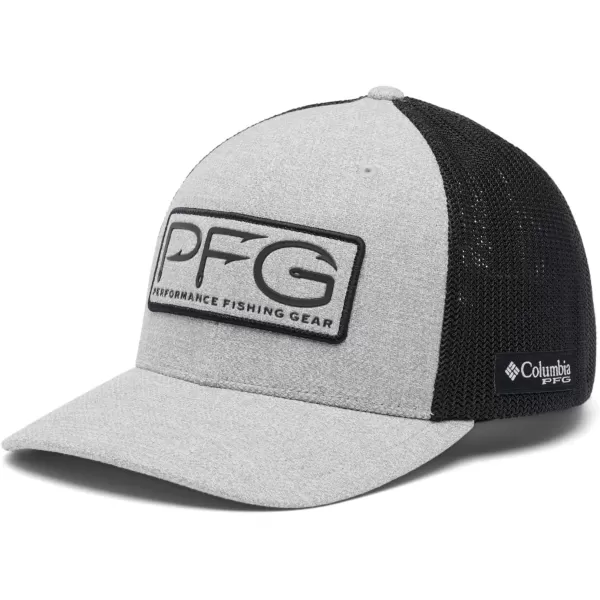 imageColumbia Unisex Adult PFG Mesh Hooks Ball CapCool Grey HeatherBlack