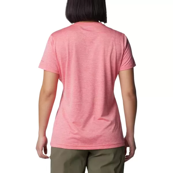 imageColumbia Womens Hike Short Sleeve V NeckJuicy Heather