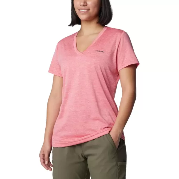 imageColumbia Womens Hike Short Sleeve V NeckJuicy Heather