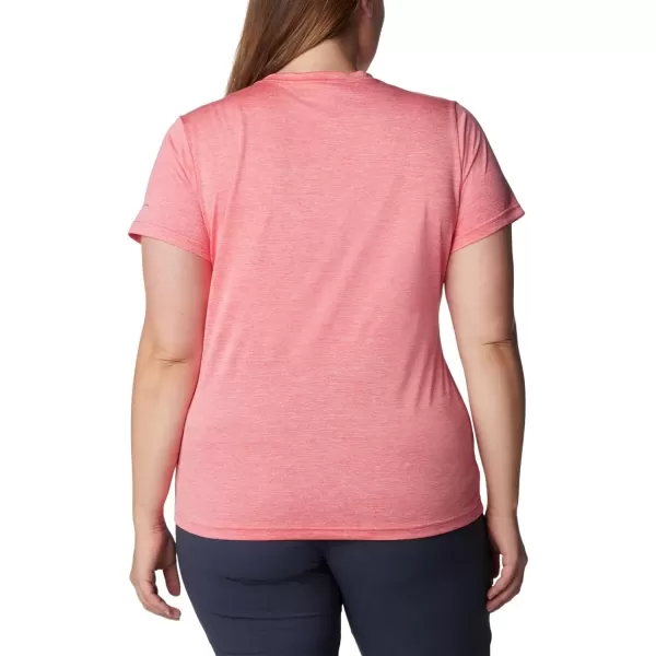 imageColumbia Womens Hike Short Sleeve V NeckJuicy Heather