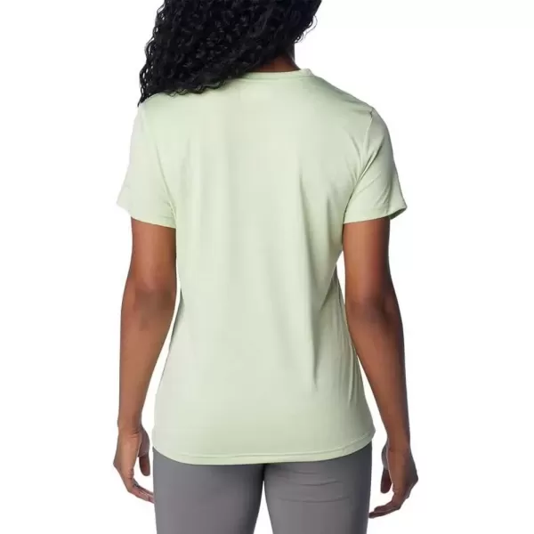 imageColumbia Womens Hike Short Sleeve V NeckSage Leaf Heather