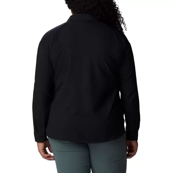 imageColumbia Womens Plus Size Silver Ridge Utility Long Sleeve ShirtBlack