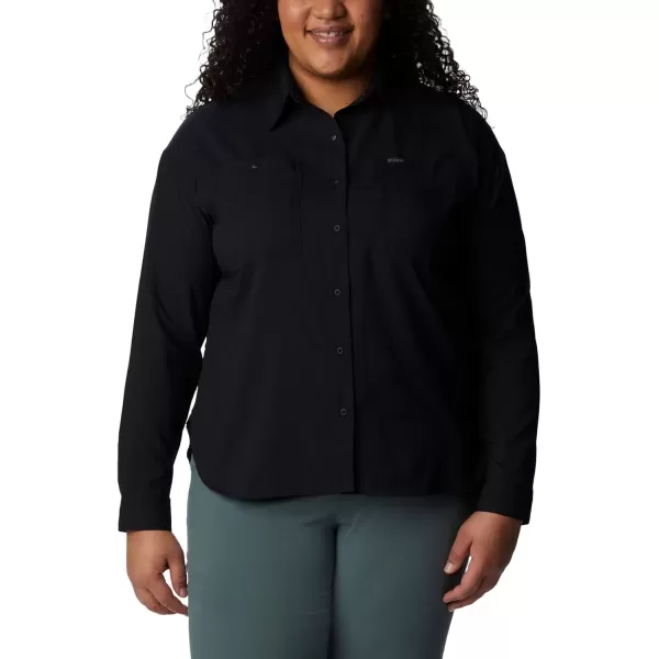 imageColumbia Womens Plus Size Silver Ridge Utility Long Sleeve ShirtBlack