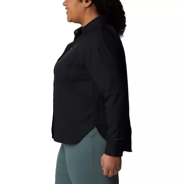 imageColumbia Womens Plus Size Silver Ridge Utility Long Sleeve ShirtBlack