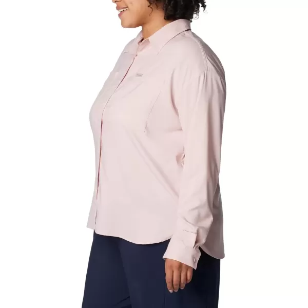 imageColumbia Womens Plus Size Silver Ridge Utility Long Sleeve ShirtDusty Pink