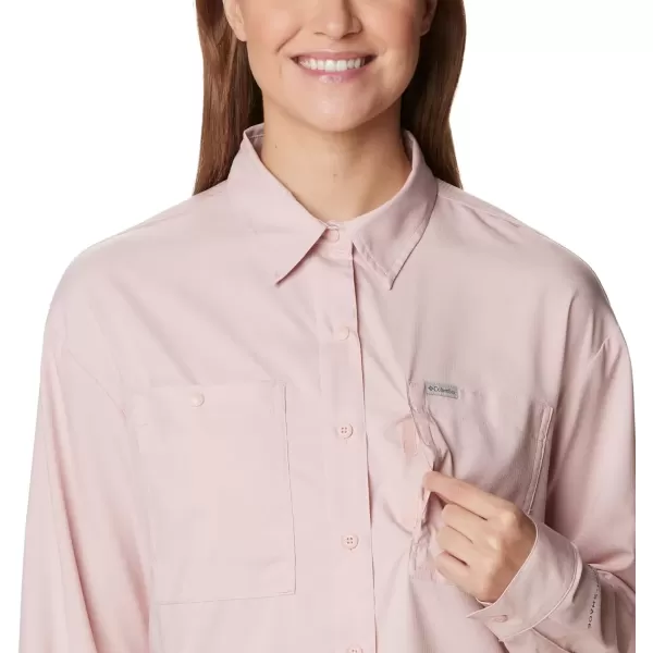 imageColumbia Womens Plus Size Silver Ridge Utility Long Sleeve ShirtDusty Pink