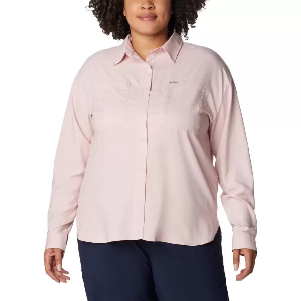 imageColumbia Womens Plus Size Silver Ridge Utility Long Sleeve ShirtDusty Pink