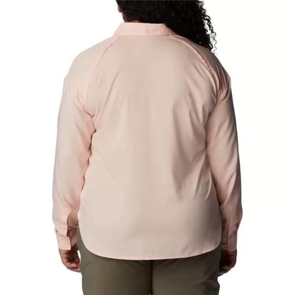 imageColumbia Womens Plus Size Silver Ridge Utility Long Sleeve ShirtPeach Blossom