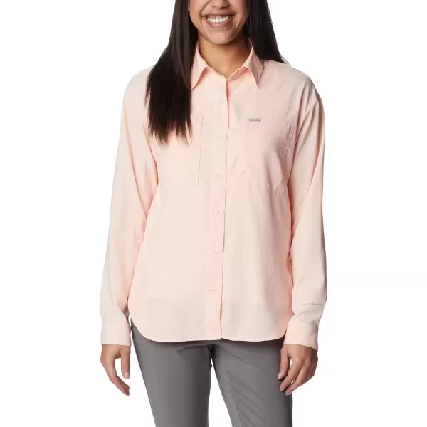 imageColumbia Womens Plus Size Silver Ridge Utility Long Sleeve ShirtPeach Blossom