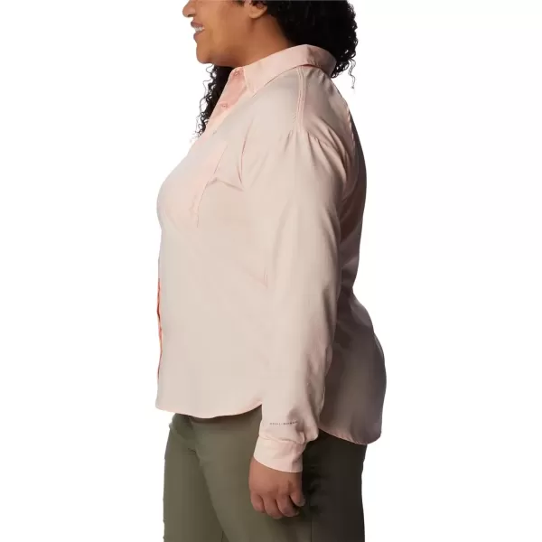 imageColumbia Womens Plus Size Silver Ridge Utility Long Sleeve ShirtPeach Blossom