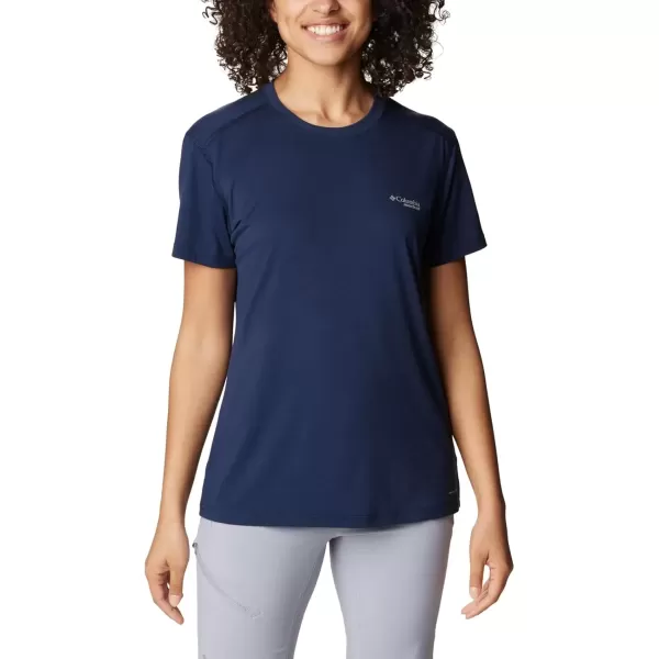 imageColumbia Womens Standard Endless Trail Running Tech TeeCollegiate Navy