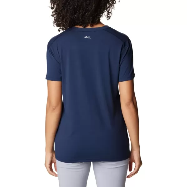 imageColumbia Womens Standard Endless Trail Running Tech TeeCollegiate Navy